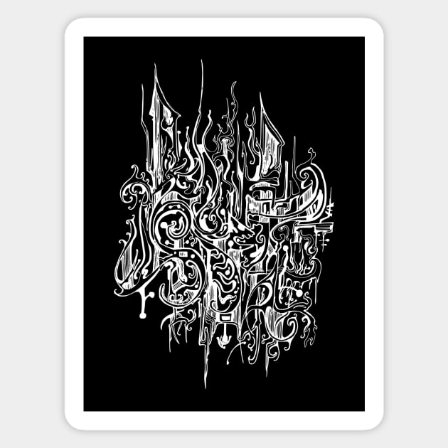 Abstract doodle art Sticker by TKDoodle